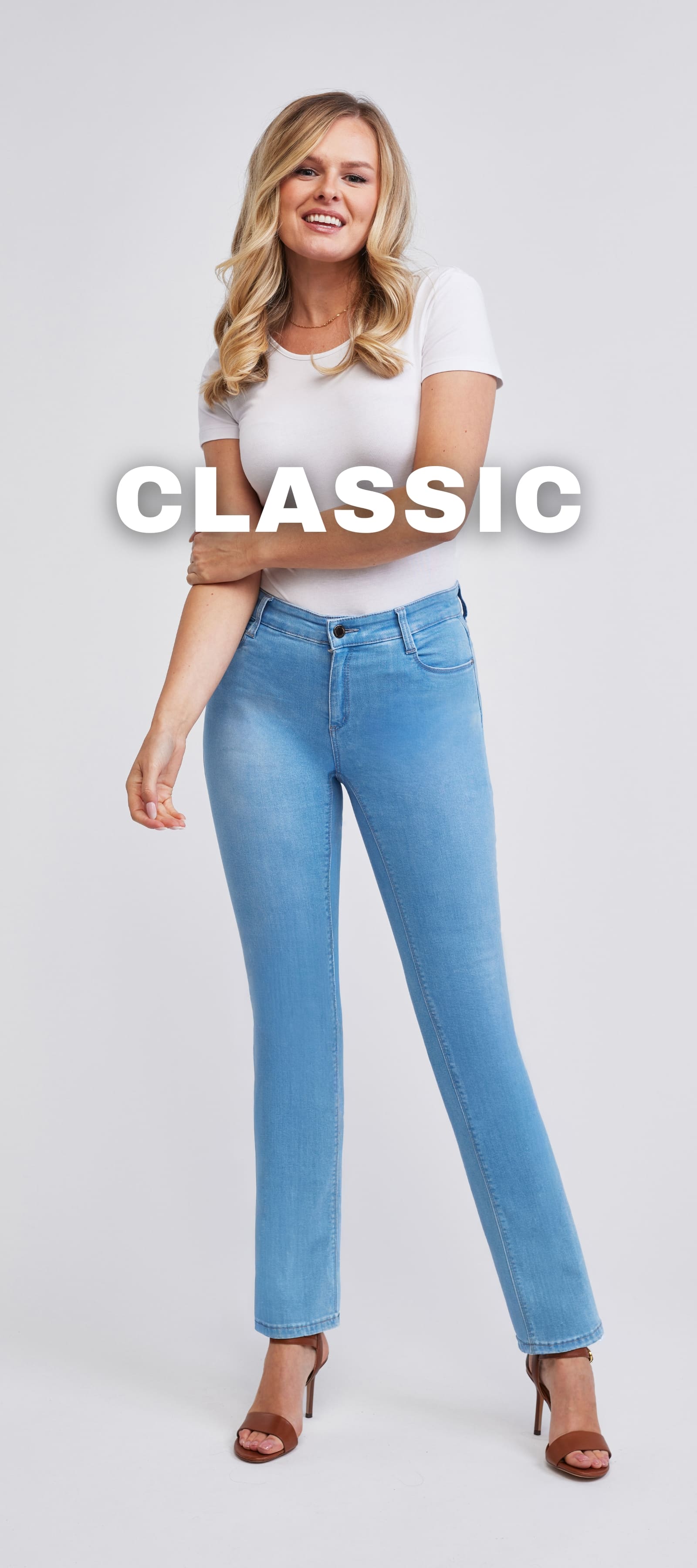Wonderjeans Classic für Damen, modische Jeans mit bequemem Schnitt