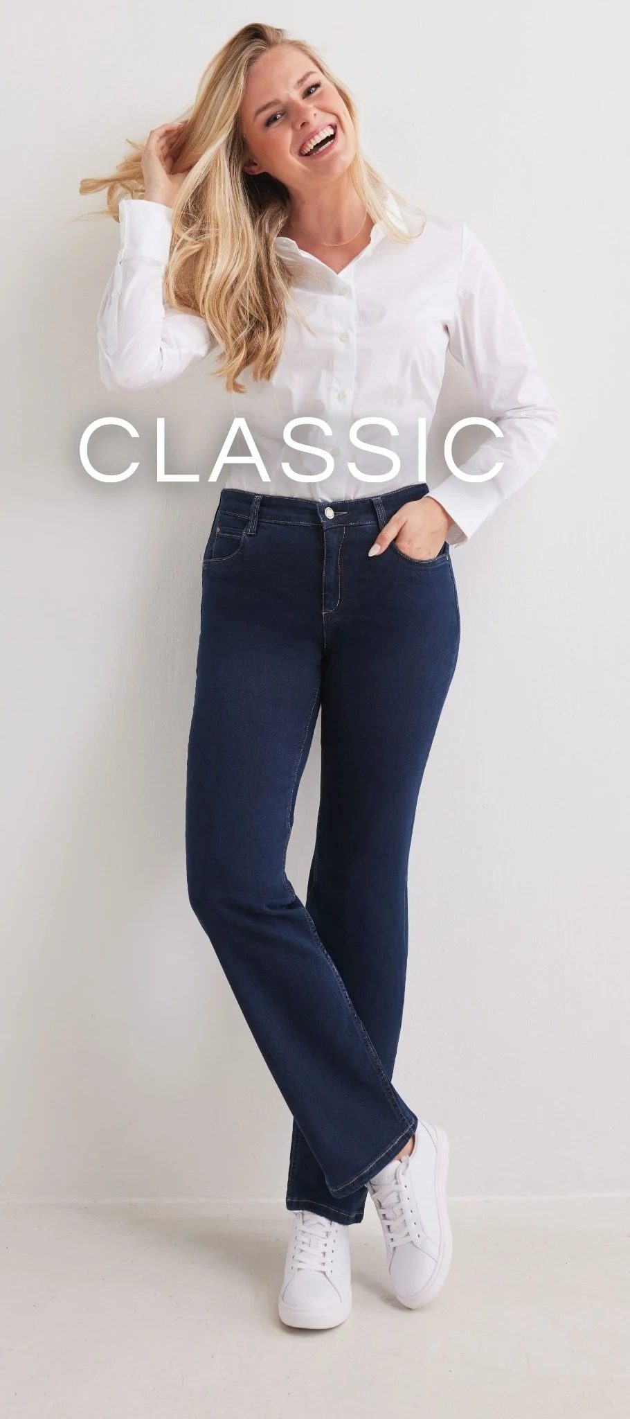 Wonderjeans Classic für Damen, modische Jeans mit bequemem Schnitt