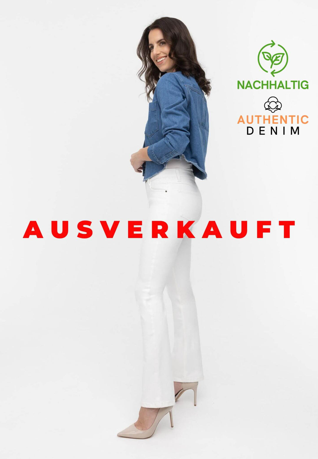 wonderjeans Bootcut Authentic White