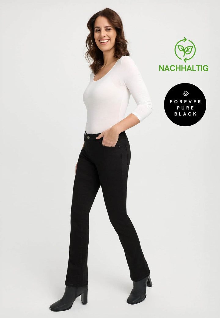 wonderjeans Bootcut Forever Pure Black