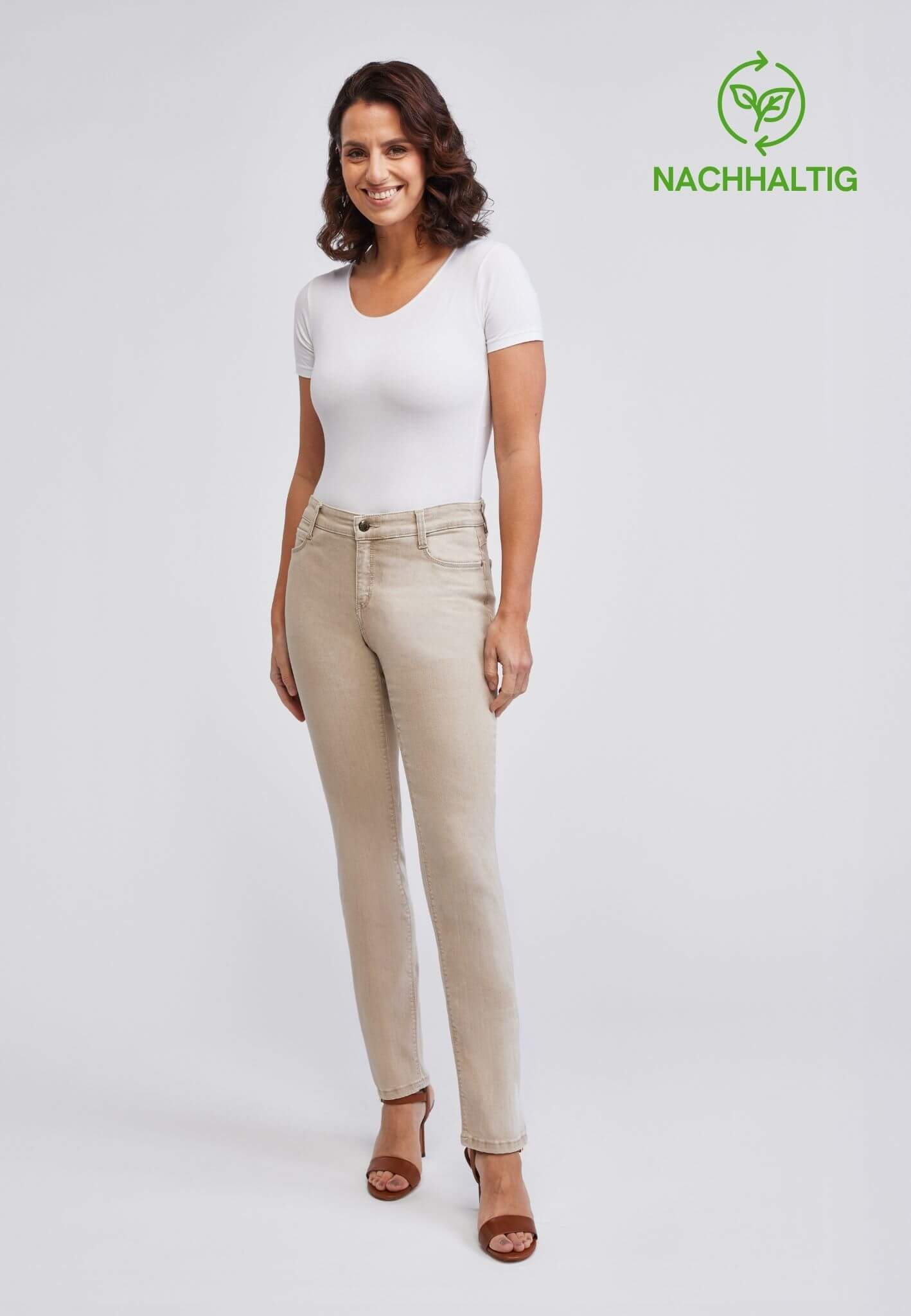 wonderjeans Regular Beige