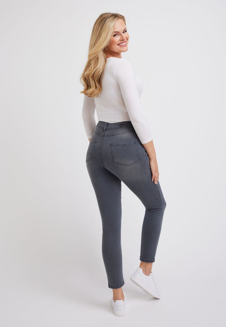 wonderjeans High Waist Grey Super Wash