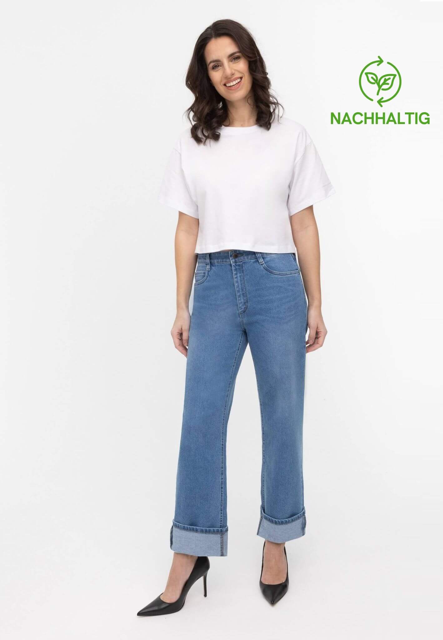 wonderjeans Loose Fit Blue Light washed