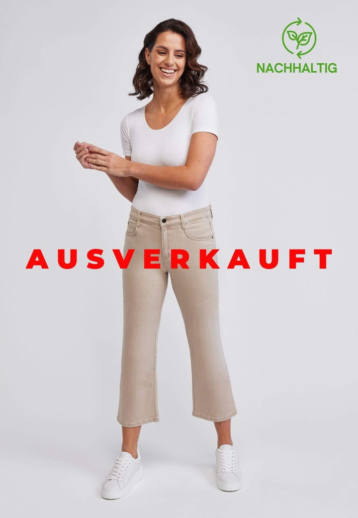 wonderjeans Relaxed Straight Ankle Sand
