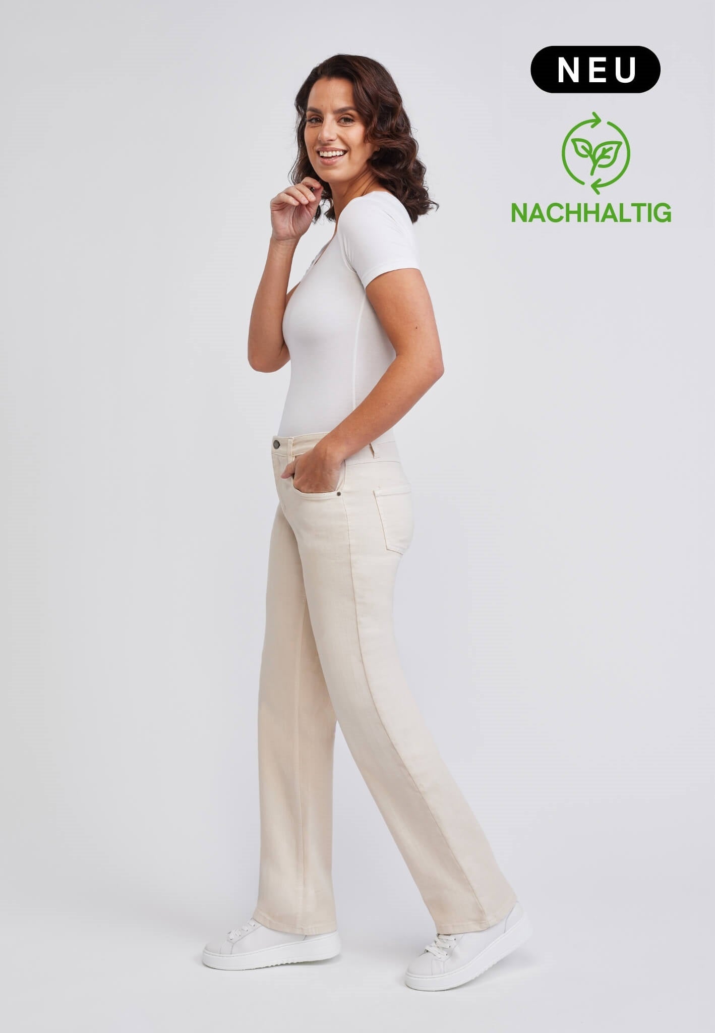 wonderjeans Relaxed Straight Naturale