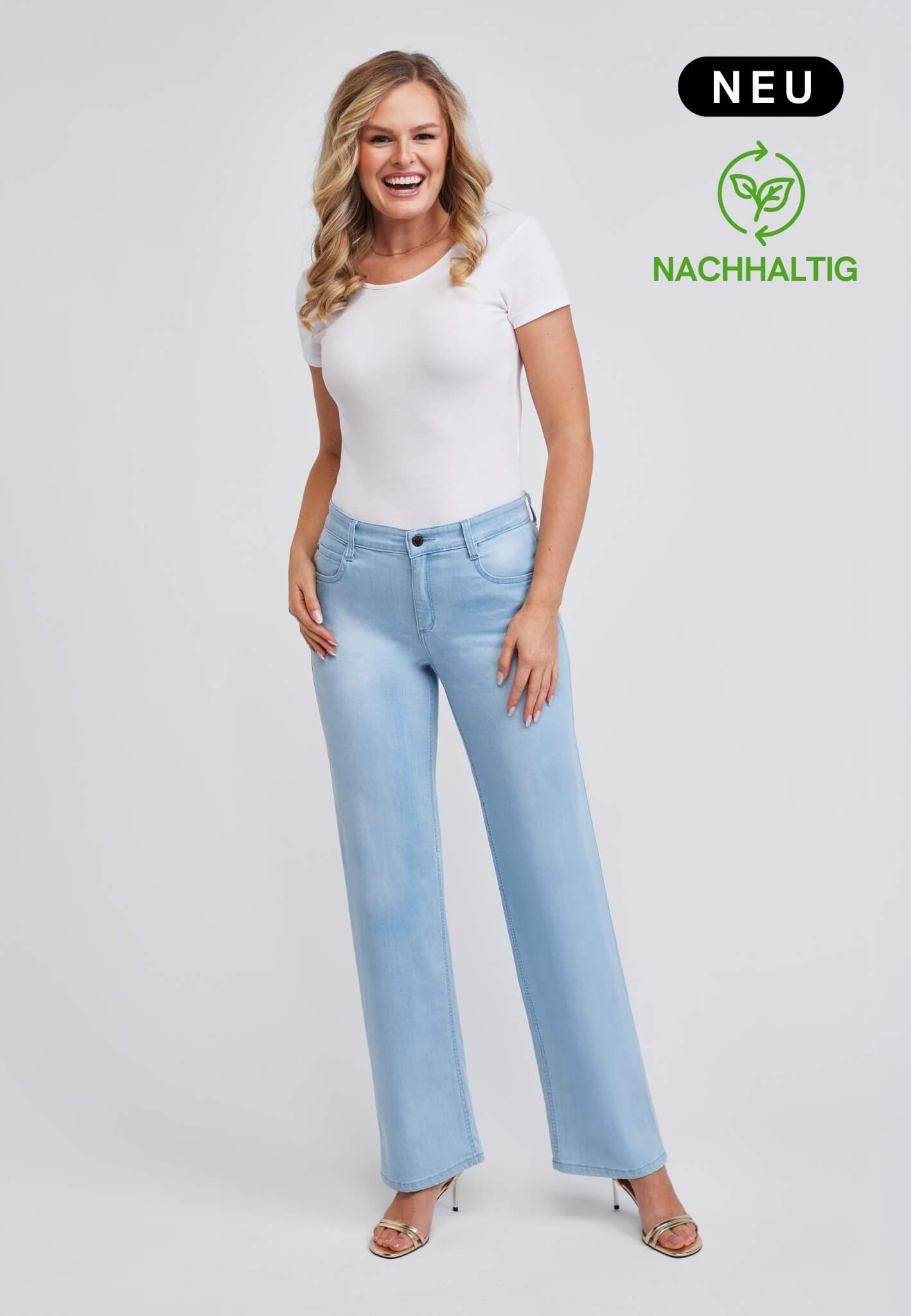 wonderjeans Relaxed Straight Sun Blue