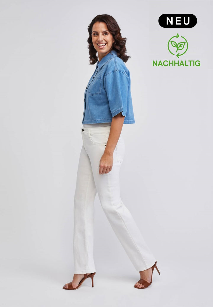 wonderjeans Relaxed Straight White