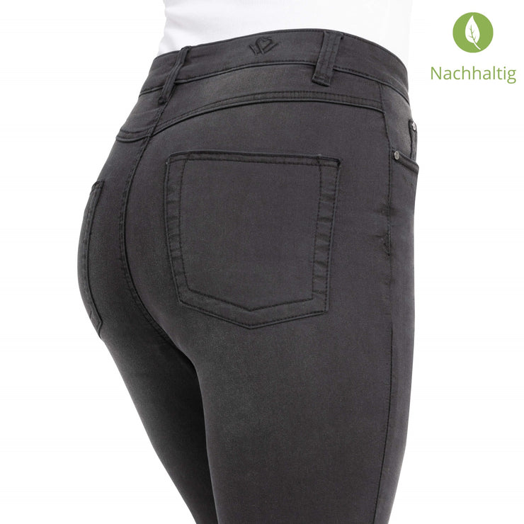 wonderjeans High Waist Charcoal Super Wash